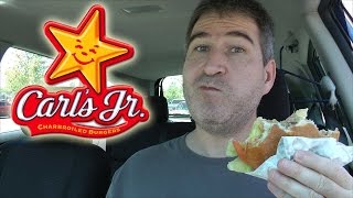 Carls Jr Big Chicken Fillet Sandwich REVIEW [upl. by Nosnibor]