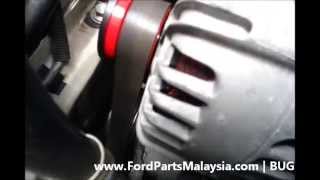 Ford Fiesta Alternator Decoupler Pulley VS Stock Solid Pulley [upl. by Yrtnahc]