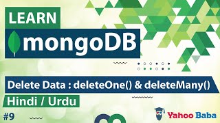 MongoDB Delete Document Tutorial in Hindi  Urdu [upl. by Nived888]