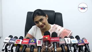 Hirunika resigns as National Organizer of Samagi Vanitha Balavegaya [upl. by Anahpets334]