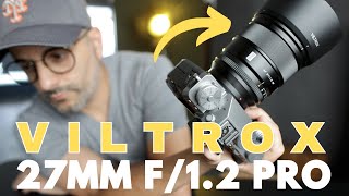 Viltrox 27mm f12 PRO Lens for Fujifilm X Mount Review [upl. by Lantz]