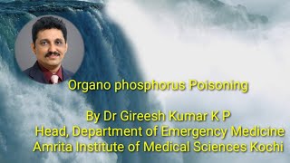 Organophosphorus poisoning by Dr Gireesh Kumar KP [upl. by Fai]