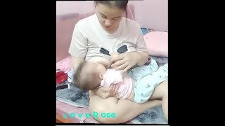 Breastfeeding vlogs new 2024 Breastfeeding menyusuibayi part 21 [upl. by Shore400]