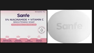 SANFE 5 NIACINAMIDE  VITAMIN C BRIGHTENING SOAP REVIEW IN TAMIL [upl. by Bradwell]