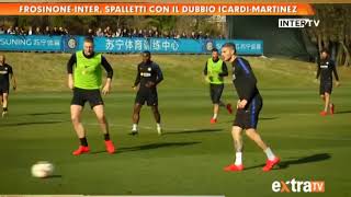 FrosinoneInter Spalletti con il dubbio IcardiMartinez [upl. by Khalsa990]