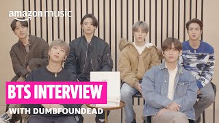 BTS Talks About GRAMMY Nomination Quarantine Hobbies and More With Dumbfoundead  Amazon Music [upl. by Durston]