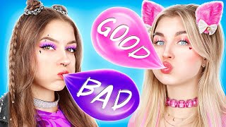 Extreme Makeover From Good Girl to Bad Girl  EGirl VS Soft Girl [upl. by Brewer689]