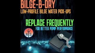 The benefits of the BILGEBDRY low profile bilge water pickups [upl. by Eenolem]