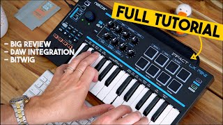 Impact LX Mini Review  Affordable Midi Keyboard  Full Tutorial [upl. by Onairpic381]