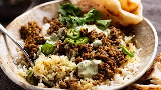 Qeema  Quick amp easy Indian curried beef mince [upl. by Axela189]