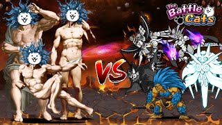 CotC Big Bang Cat Gods VS Rusher Units  The Battle Cats [upl. by Clio]