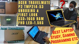 Acer TravelMate P2 TMP21453 Laptop Unboxing amp First Look SSD16GBRAMi5aceracerlaptopNovelIT🔥🔥 [upl. by Anuhsal765]