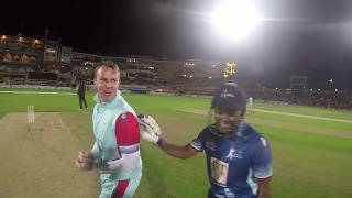 Brendon McCullum amp Mahela Jayawardene batting with a GoPro  Cricket for Heroes at the Kia Oval [upl. by Hurst20]