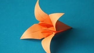 How To Make An Origami Iris Flower  Mothers Day  Full HD [upl. by Chretien634]