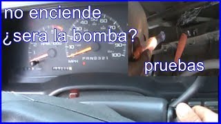 como probar la bomba de gasolina sin quitarla [upl. by Nolava455]