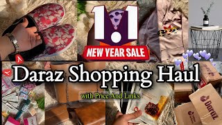 Affordable Daraz Shopping Haul🛍️  Daraz 11 New Year Sale 2024 Shopping darazshopping [upl. by Baerl]