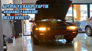 ARABANIZ YANMASIN  DEDEYE DETAYLI BAKIM YAPTIK  HORTUMLARI BİLE DEĞİŞTİ  NİSSAN LAUREL ALTİMA [upl. by Laurance]