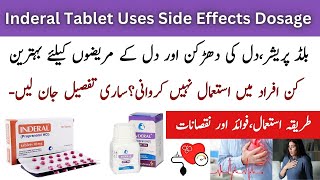 Inderal Tablet Used For In Urdu  Inderal 10 Mg  Inderal 40 Mg [upl. by Infeld]