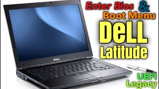 Enter Bios Setup On Dell Latitude Legacy And UEFI Boot Mode [upl. by Philipa302]