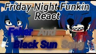 Friday Night Funkin React Faker And Black Sun Song  Sonicexe Mod Update 20  •TheRanitor• [upl. by Lombardo]