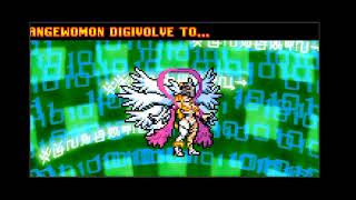 Digimon  Digivolve angewomon to Seraphimon [upl. by Chisholm]