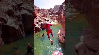 Epic Canyoning Adventure Waterfalls Cliffs and Thrills 🌊🏞️ [upl. by Ynnod]