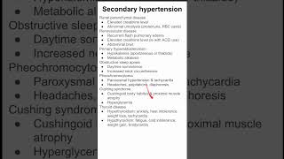 Secondary hypertension [upl. by Eislel]