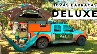 BARRARCA AUTOMOTIVA COM TETO SOLAR  Linha Deluxe Blue Camping [upl. by Adoh]