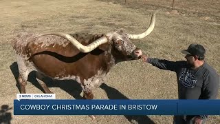 Cowboy Christmas Parade in Bristow [upl. by Astraea]