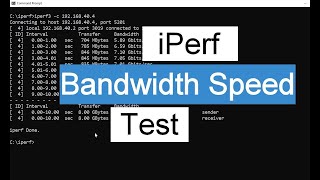 Windows 10 iPerf3Network Speed Test Software Install and Demonstration  network speed kaise dekhe [upl. by Tiga]