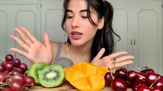 COMIENDO FRUTA ♡ ASMR 🍒 [upl. by Asseral]