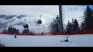 Dolomites Marilleva 1400  Hotel Sole Alto panorama time lapse [upl. by Turro]