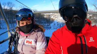 Ski Bromont Jan 8 2022 4k GoPro [upl. by Sandor]