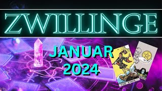 ZWILLINGE ♊️ quotSTARKER NEUBEGINN IM JANUARquot Zwillinge Januar 2024 Tarot [upl. by Ettennor131]