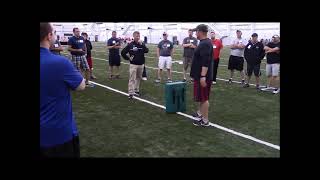 Youth Football Drills  Linebackers [upl. by Accebor]