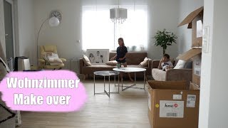 Wohnzimmer Makeover  Wir haben renoviert [upl. by Odetta403]