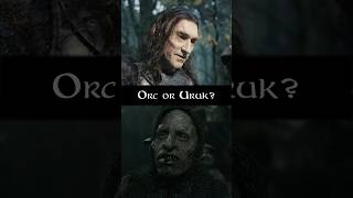 Orcs vs Uruks  Whats the Difference ringsofpower lordoftherings lotr ringsofpowerseason2 [upl. by Lunseth]