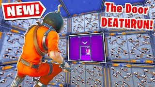 I Made A MUSELK DOOR DEATHRUN Fortnite Creative Mode [upl. by Ellehsim]