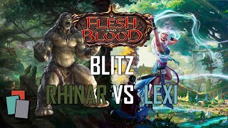 Flesh and Blood Blitz  Rhinar vs Lexi [upl. by Gross962]