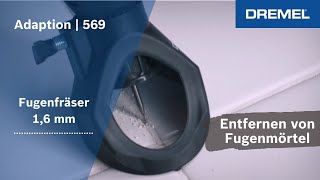 Dremel®  Fugenfräser 16 mm 569 [upl. by Neehs]