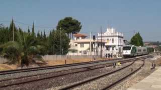 Talgo BT A2 por el Central de Aragón [upl. by Iruy]