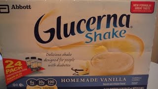 Glucerna Vanilla shakes challenge 24 ct [upl. by Eihtak]