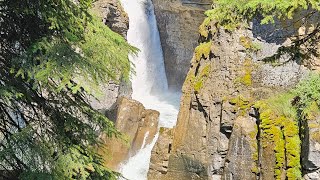 Relaxing waterfall sounds for sleep  scenic walking videos  waterfall sleep sounds  water noise [upl. by Euqinobe593]