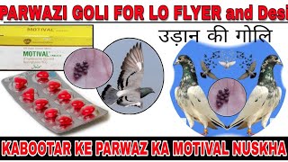 PARWAZI NUSKHA FOR PIGEON  Parwazi GoIi for Low Flyer  Kabootar ki Udane ka Nuskha Motival [upl. by Nyvar]