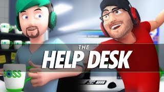 Will Markiplier Break It  Markiplier amp Jacksepticeye Animated in THE HELP DESK [upl. by Akinorev]