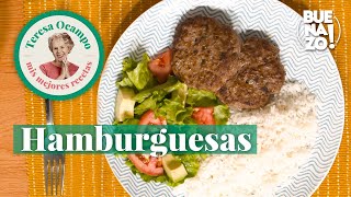 Cómo preparar hamburguesas  Teresa Ocampo Recetas  Buenazo [upl. by Lemra]