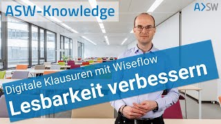 ASWKnowledge Digitale Klausuren  Lesbarkeit verbessern [upl. by Nomrej]