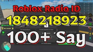 Say Roblox Radio CodesIDs [upl. by Jeanne535]