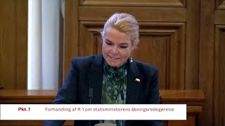 Inger Støjbergs tale ved Folketingets åbningsdebat [upl. by Ttam]