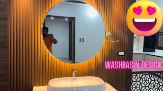 Modern Washbasin Design 2024  Interior Design [upl. by Nytsud]